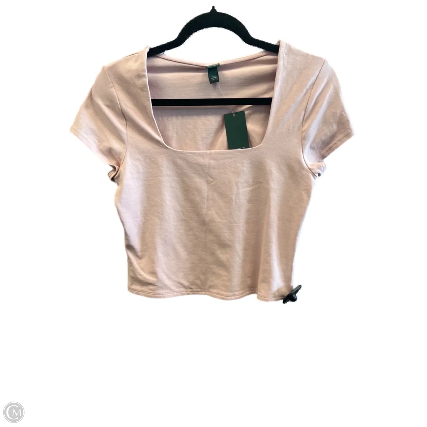 Top Short Sleeve By Wild Fable In Pink, Size: L