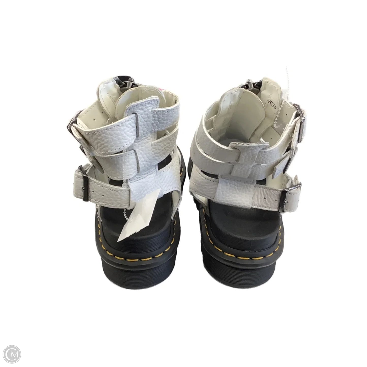 Sandals Flats By Dr Martens In White, Size: 8