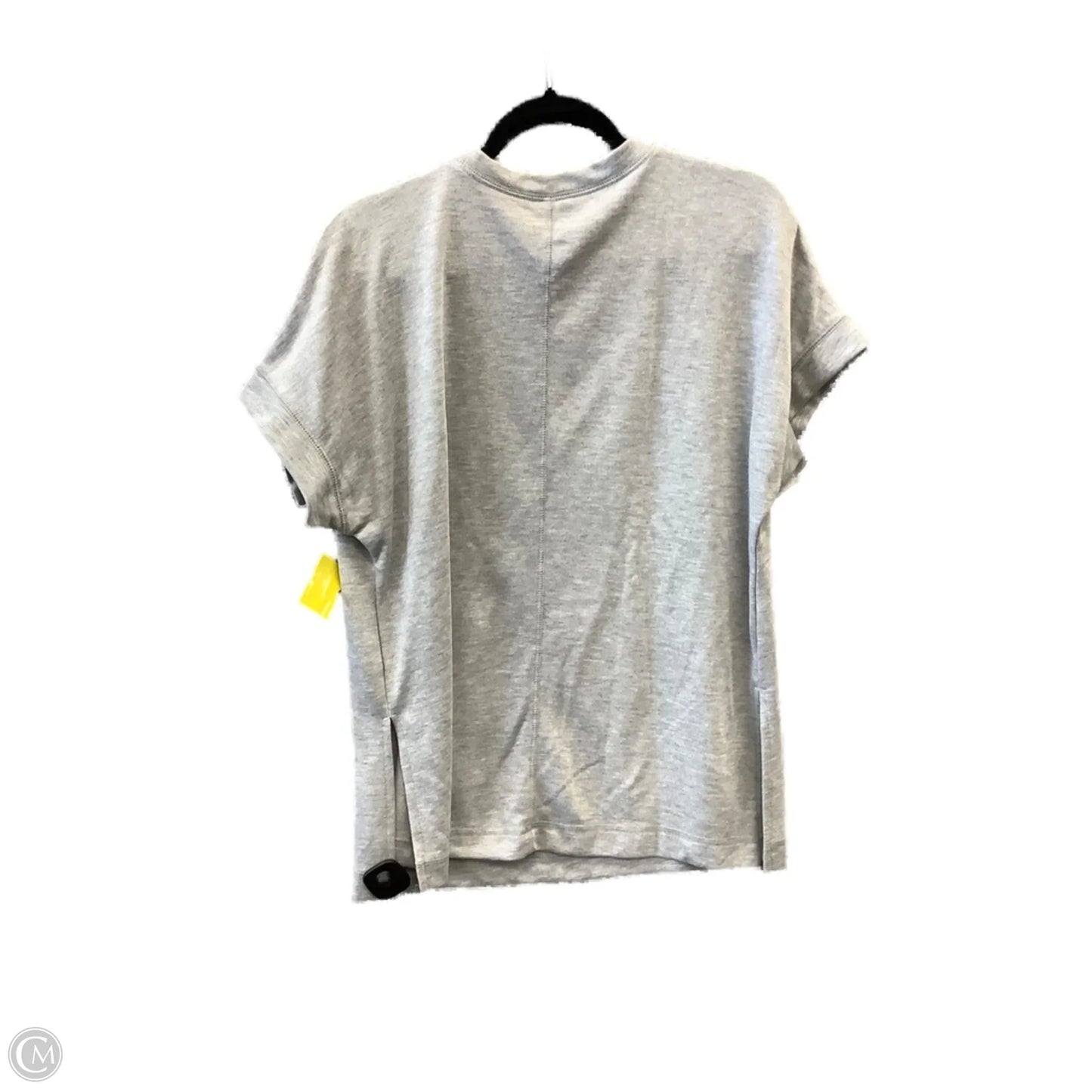 Top Short Sleeve By Mono B In Grey, Size: M