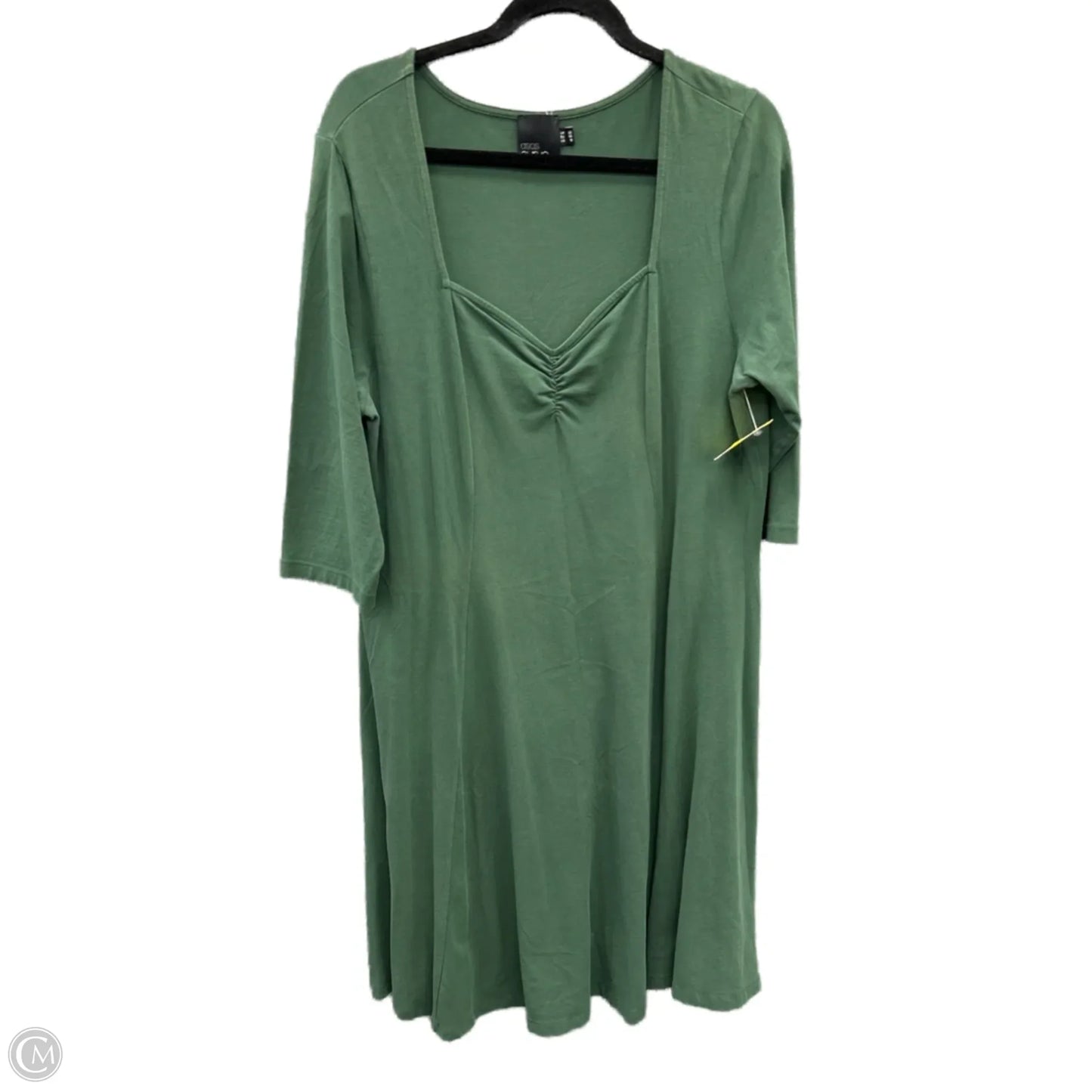 Dress Casual Short By Asos In Green, Size: 3x