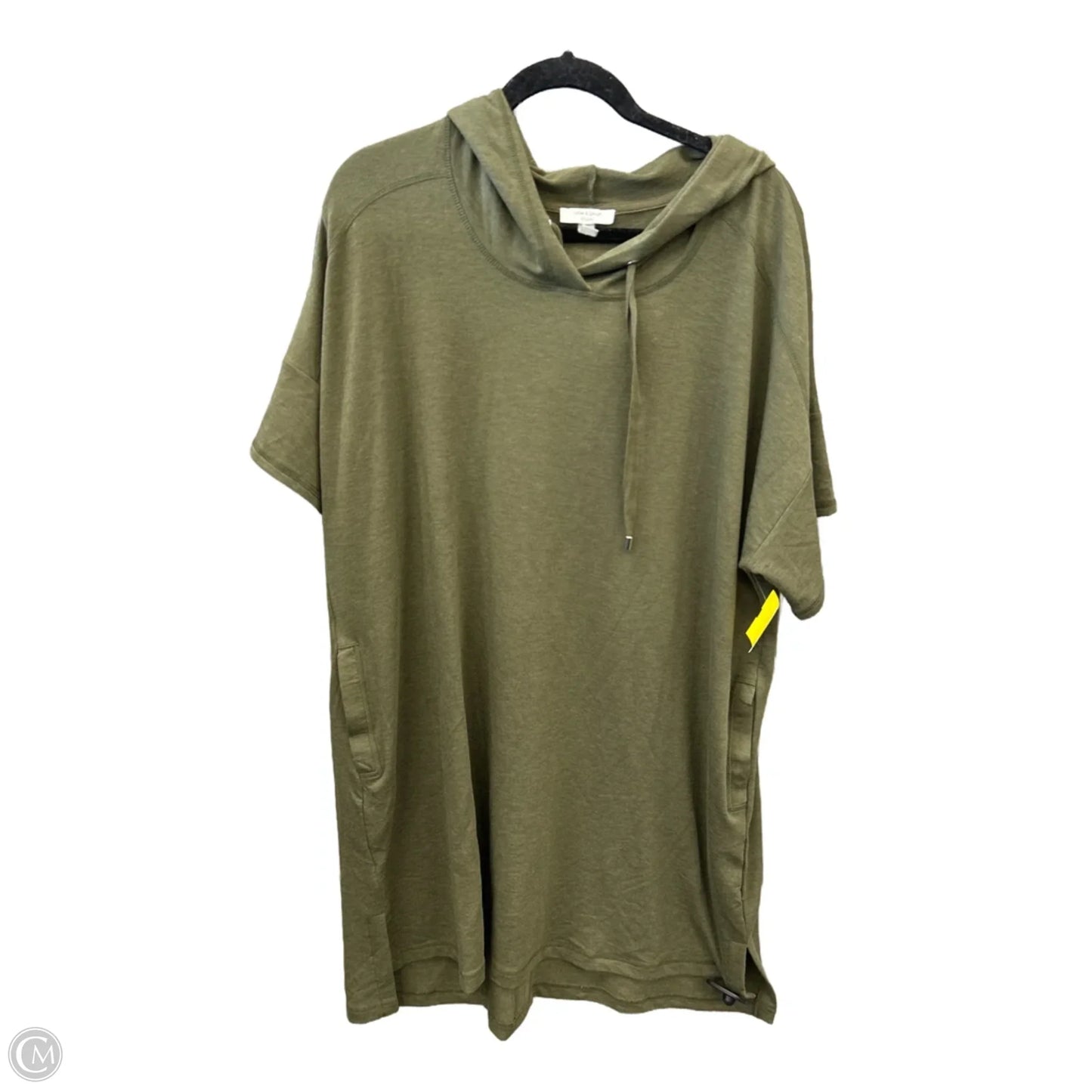 Dress Casual Midi By Cable And Gauge In Green, Size: 1x