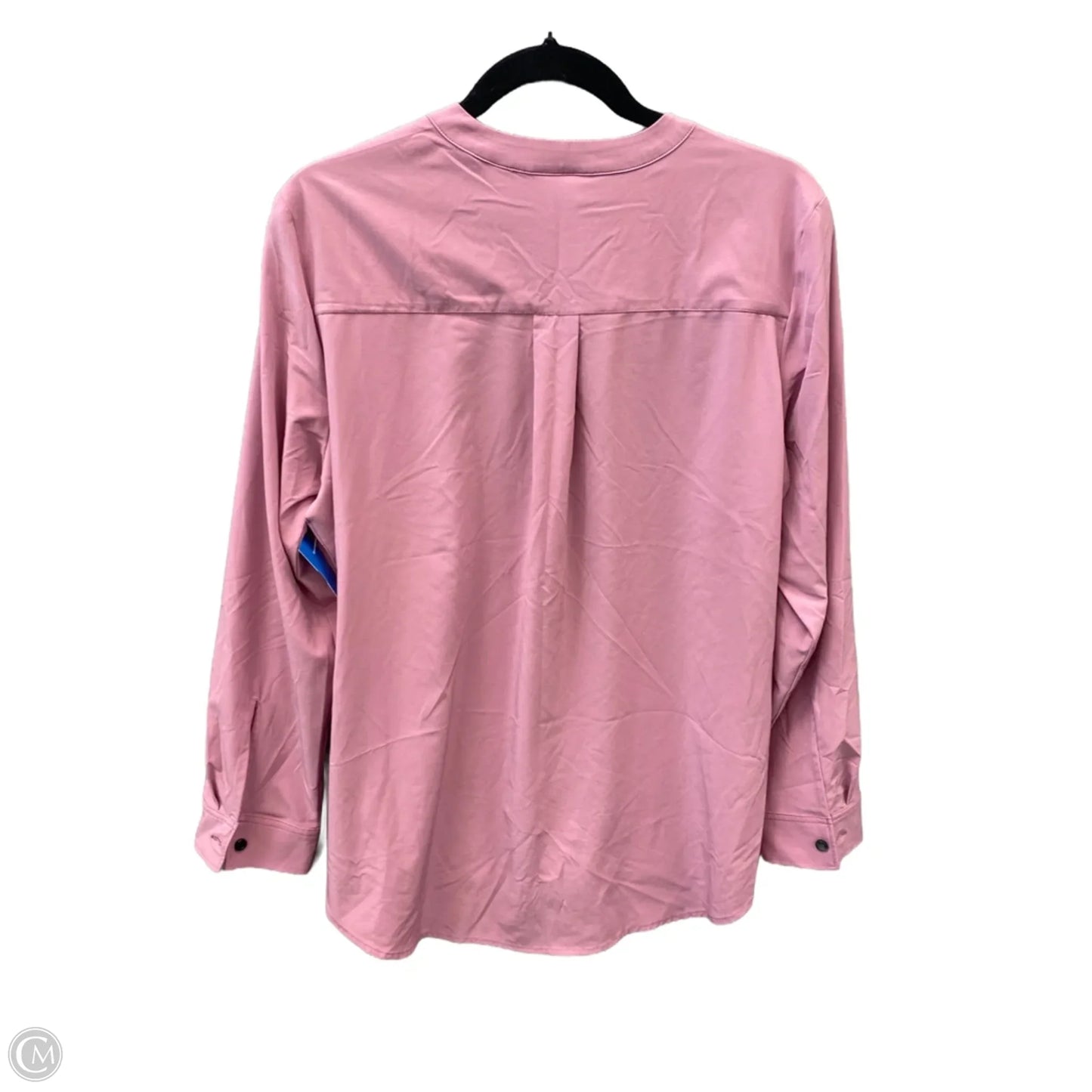 Top Long Sleeve By Rev In Pink, Size: L
