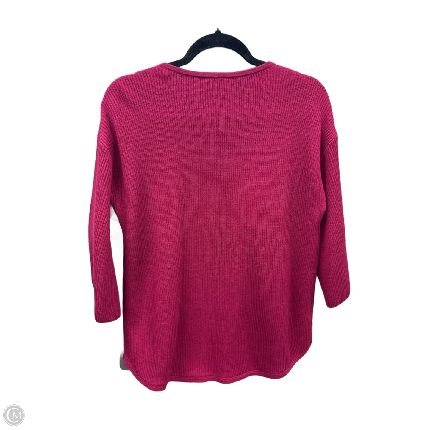 Sweater By Chicos In Pink, Size: L