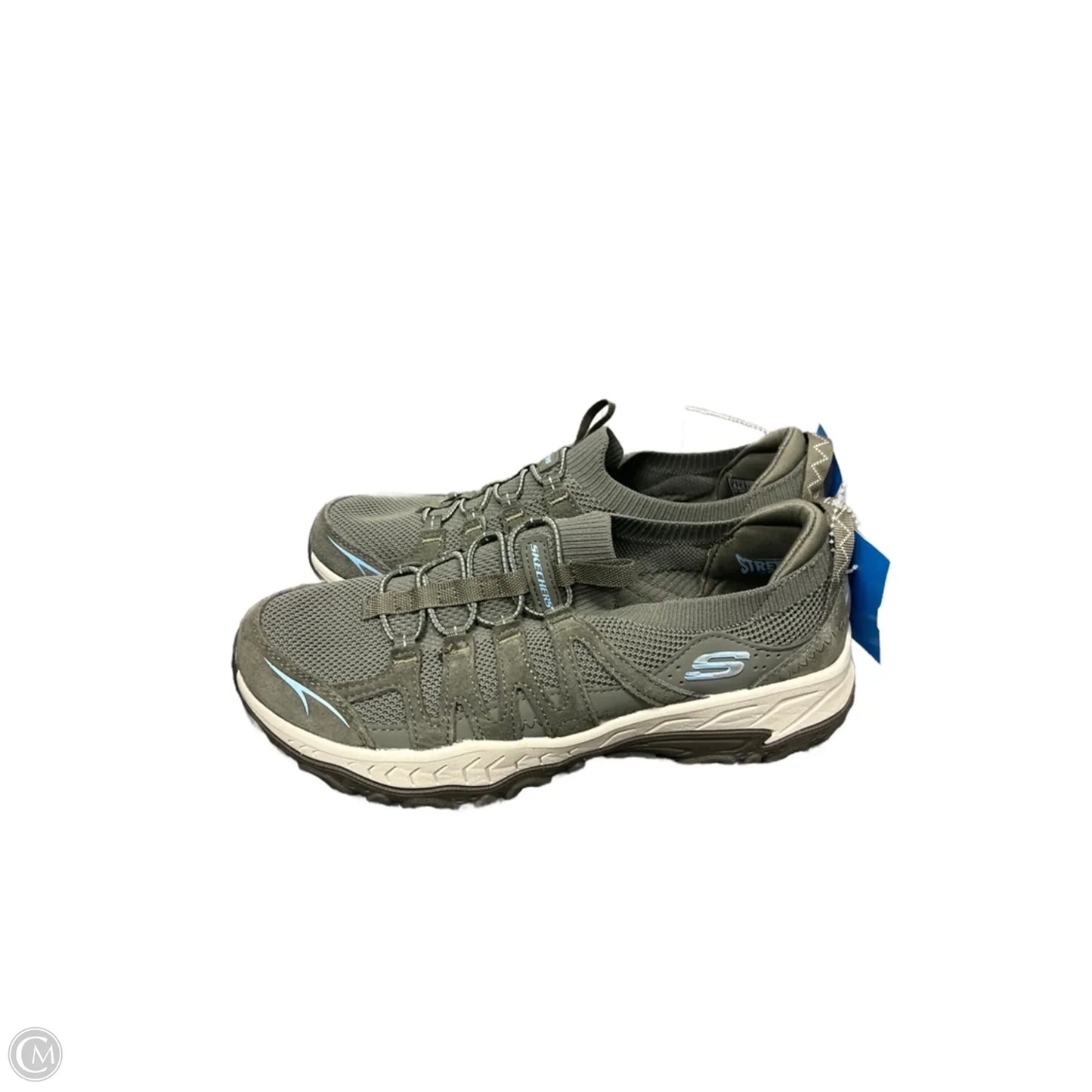 Shoes Flats By Skechers In Green, Size: 8