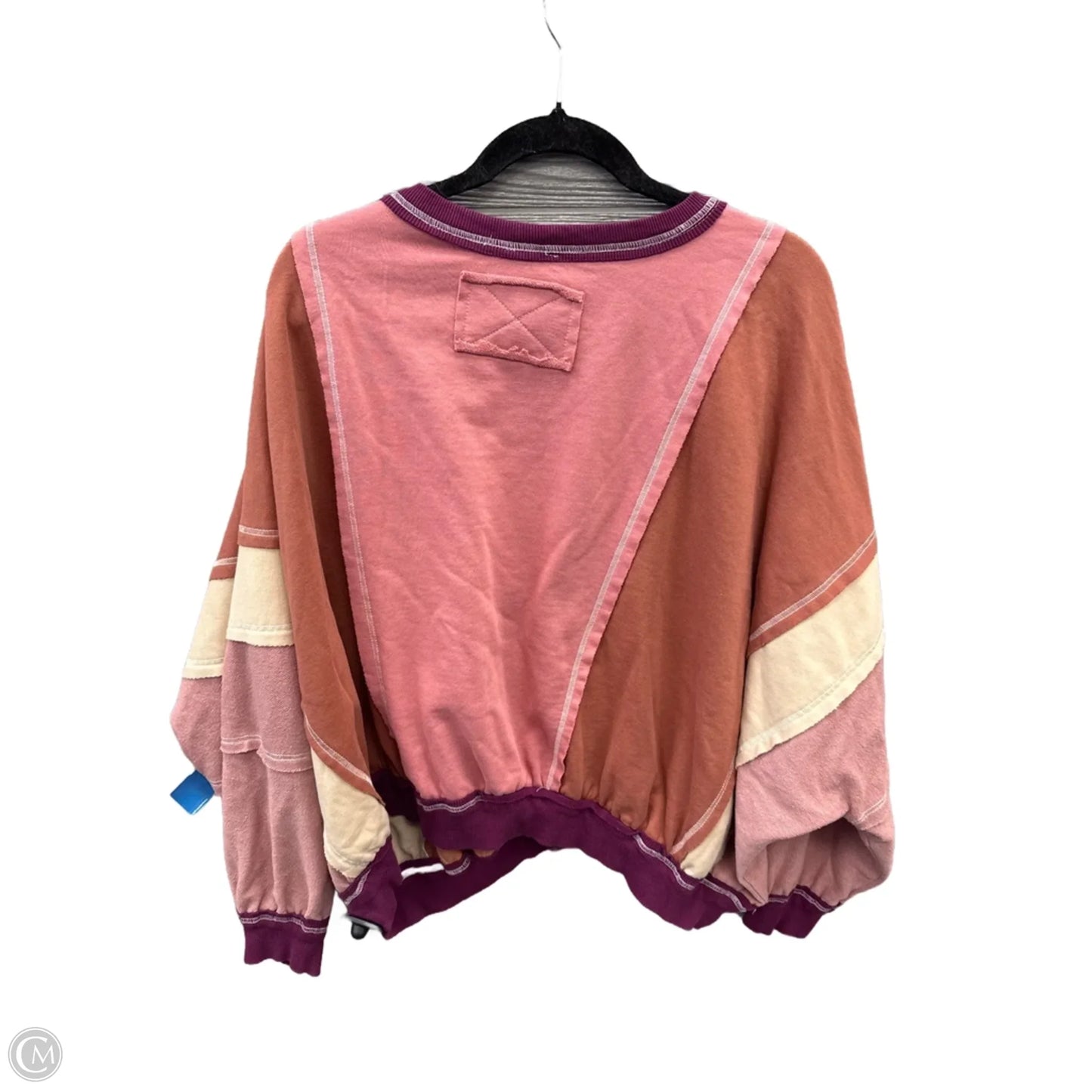 Top Long Sleeve By Bibi In Pink, Size: S