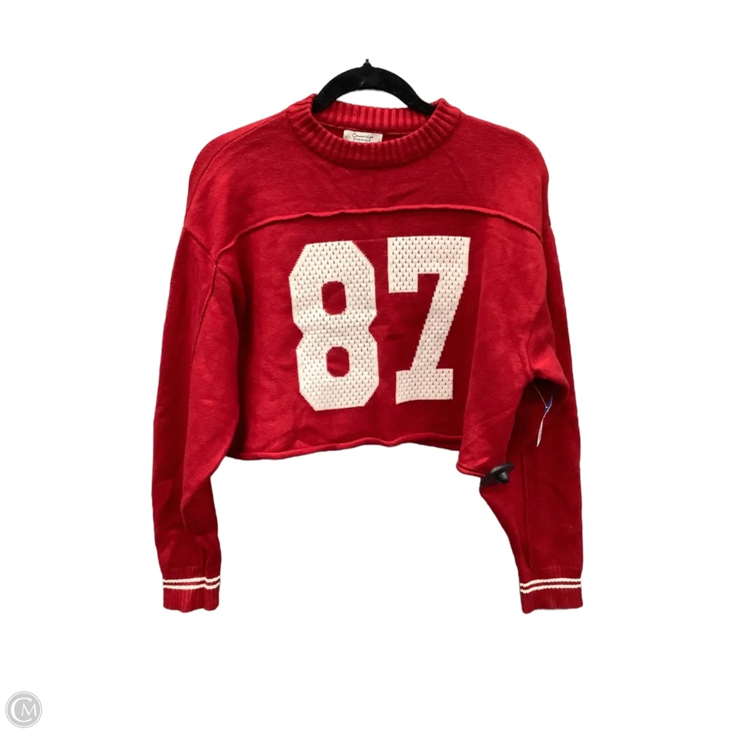 Sweater By Clothes Mentor In Red, Size: M