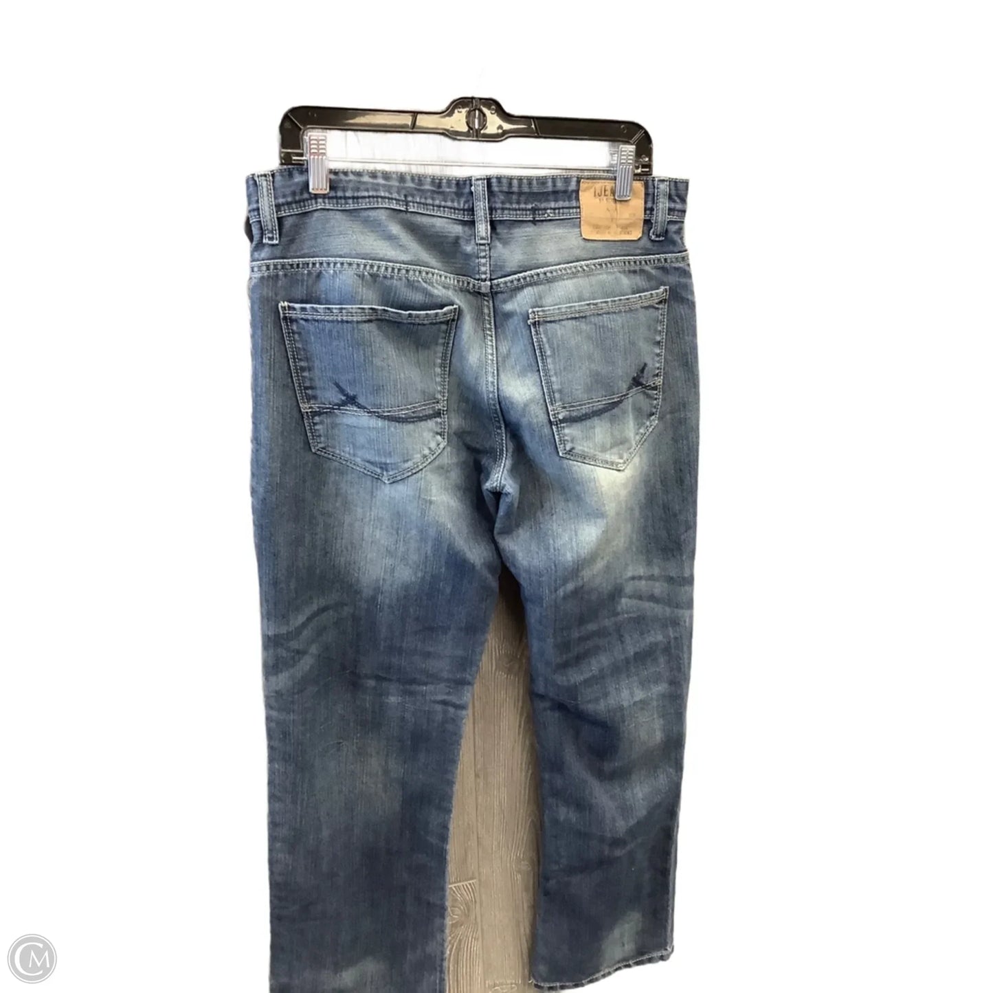 Jeans Straight By Jeans By Buffalo In Blue Denim, Size: 14