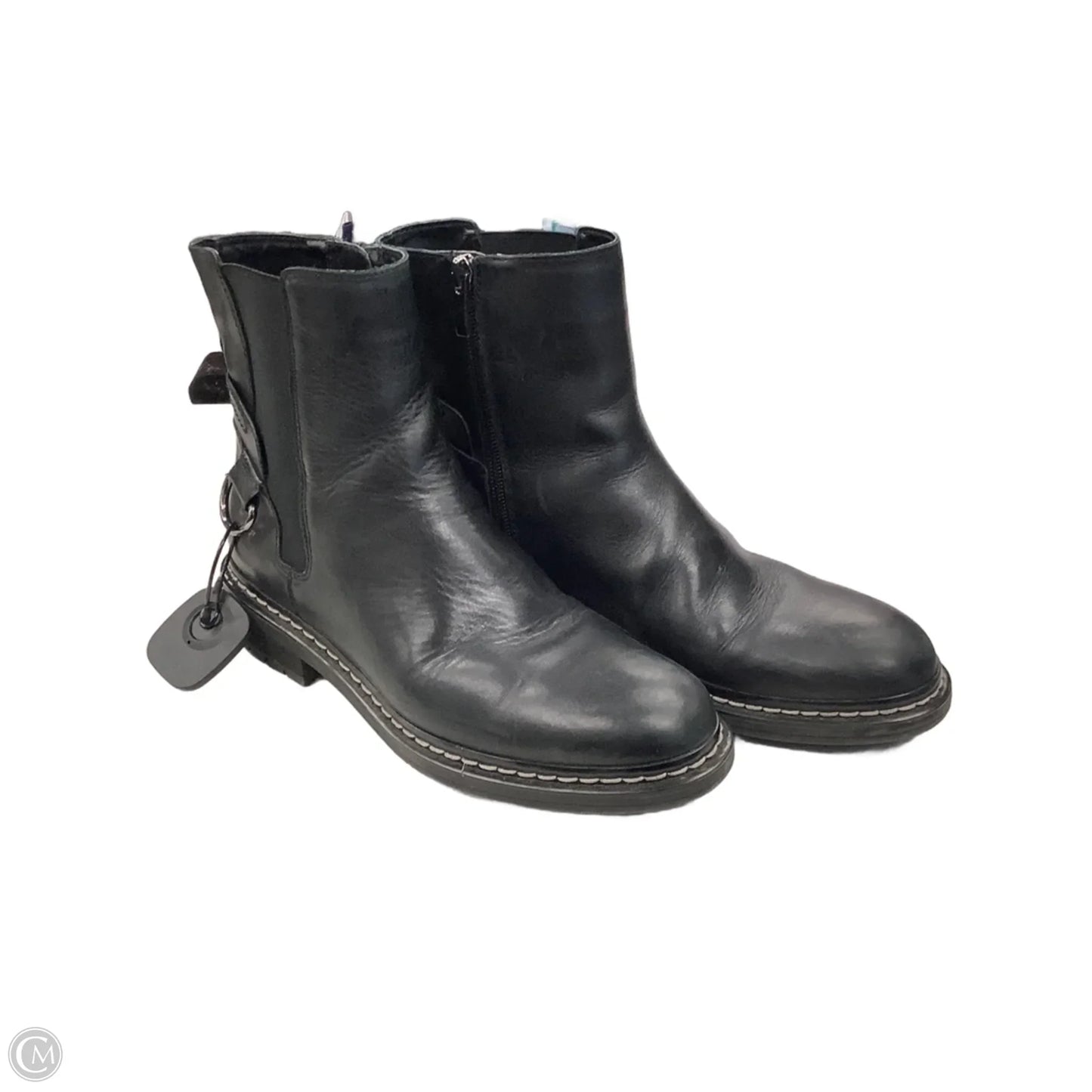 Boots Ankle Flats By Franco Sarto In Black, Size: 8.5