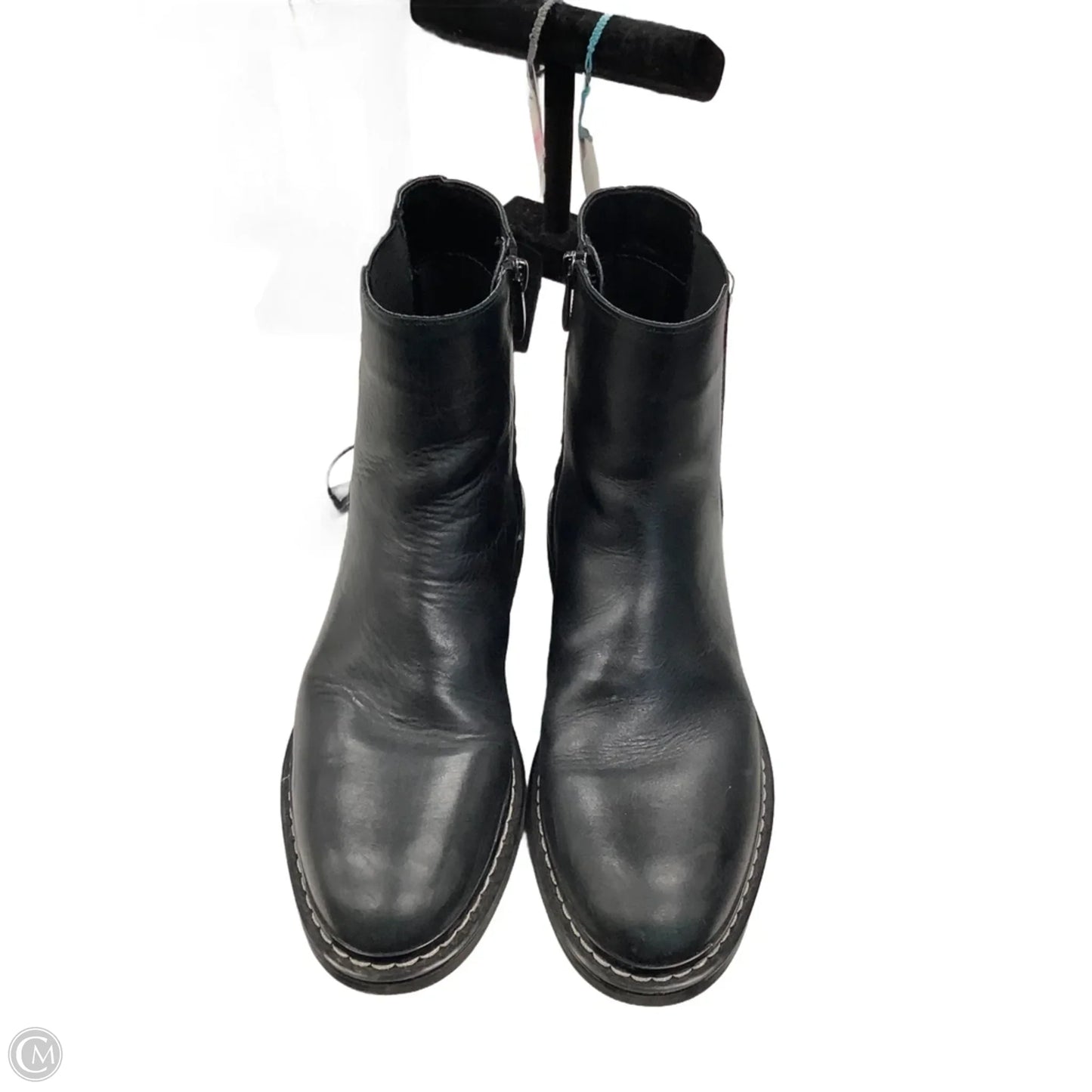 Boots Ankle Flats By Franco Sarto In Black, Size: 8.5