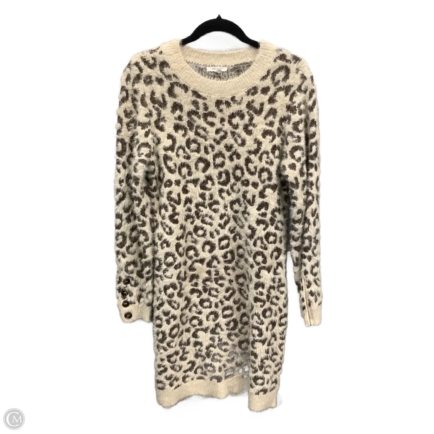 Dress Sweater By Maurices In Animal Print, Size: M