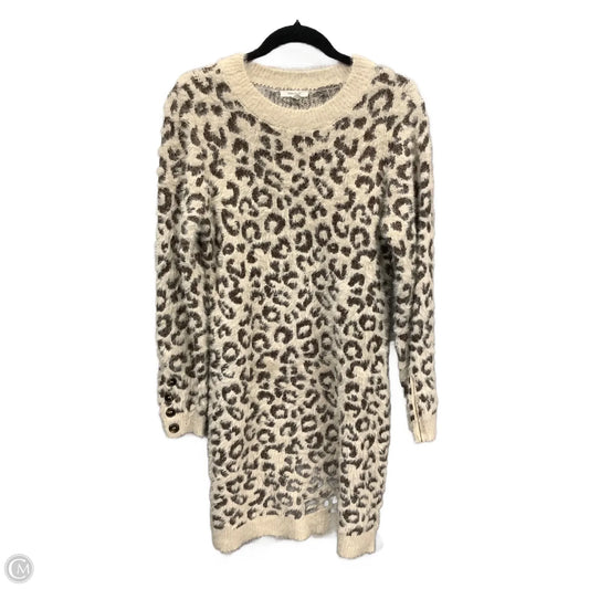 Dress Sweater By Maurices In Animal Print, Size: M