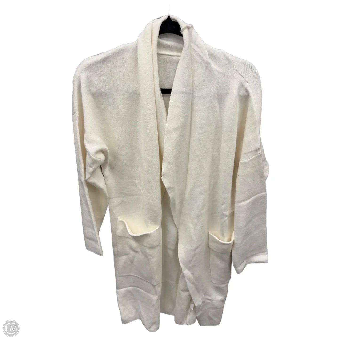 Cardigan By Clothes Mentor In White, Size: L