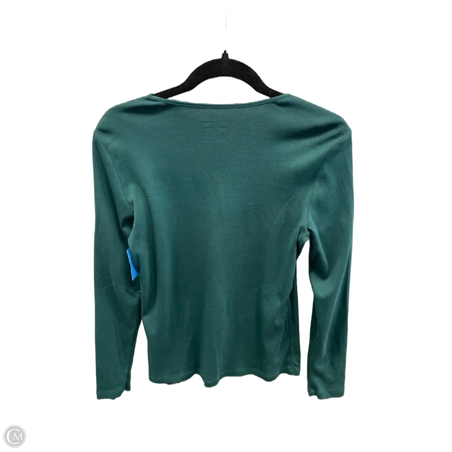 Top Long Sleeve By Christopher And Banks In Green, Size: S