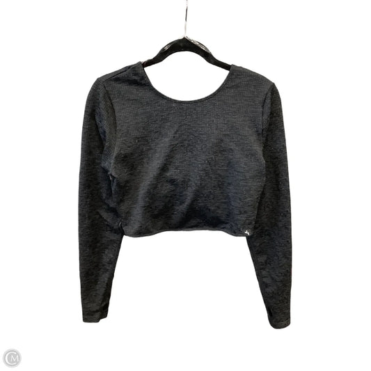 Athletic Top Long Sleeve Crewneck By Joy Lab In Grey, Size: Xxl