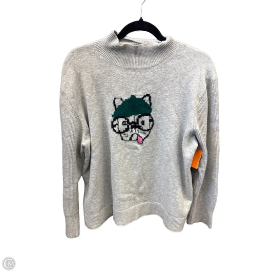 Sweater By Loft In Grey, Size: Xl