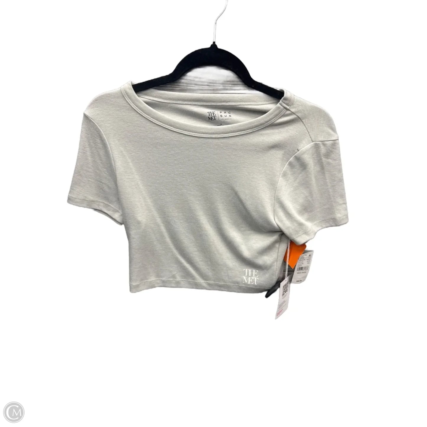 Top Short Sleeve By Pacsun In Grey, Size: M