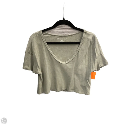 Top Short Sleeve By American Eagle In Green, Size: S