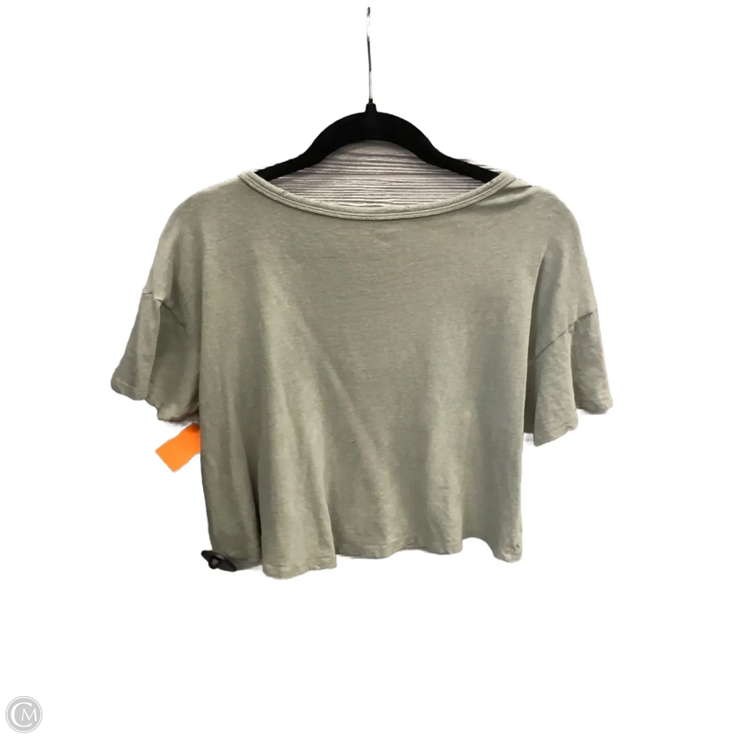 Top Short Sleeve By American Eagle In Green, Size: S