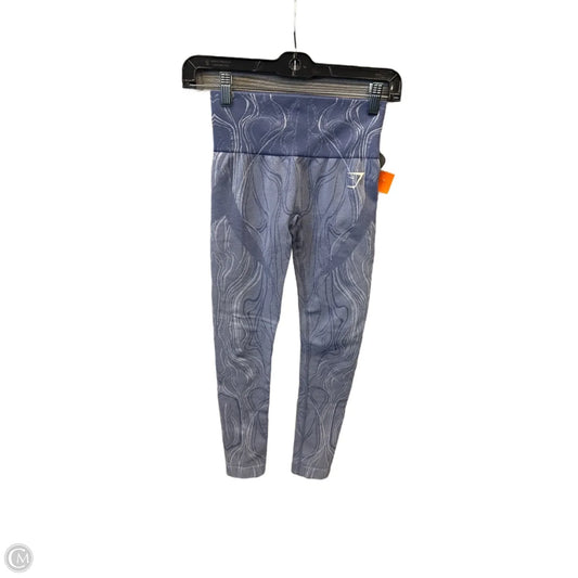 Athletic Leggings By Gym Shark In Blue, Size: Xs
