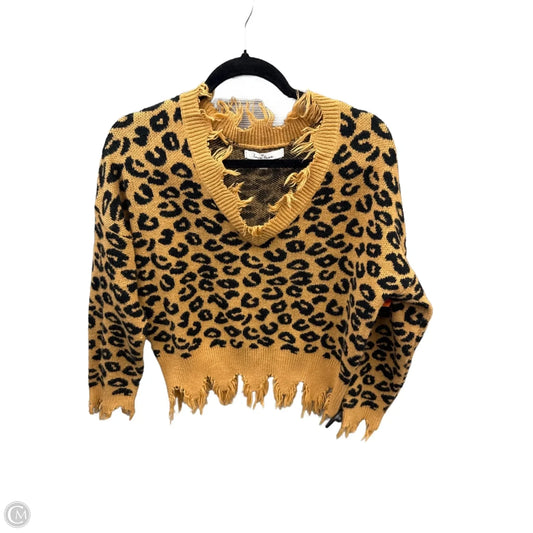 Sweater By Love Tree In Animal Print, Size: M
