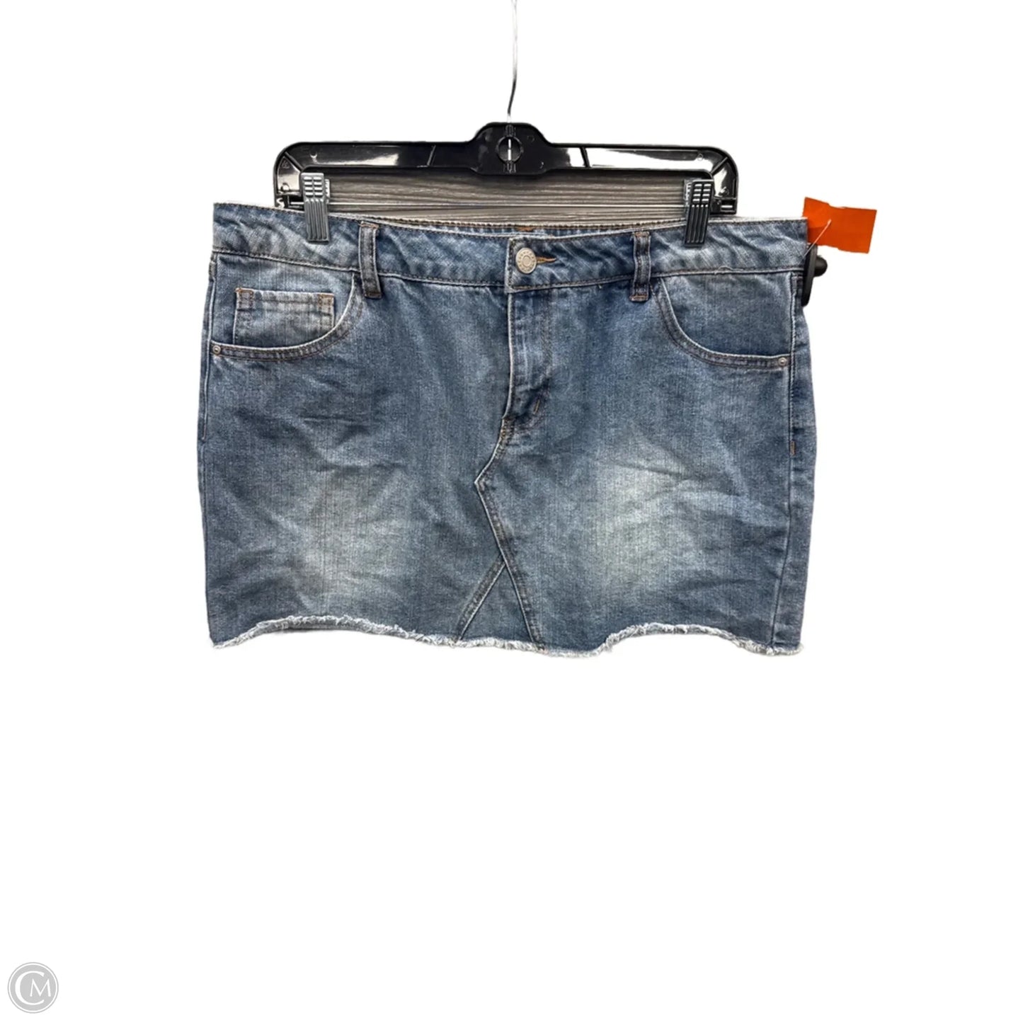 Skirt Mini & Short By Refuge In Blue Denim, Size: 12