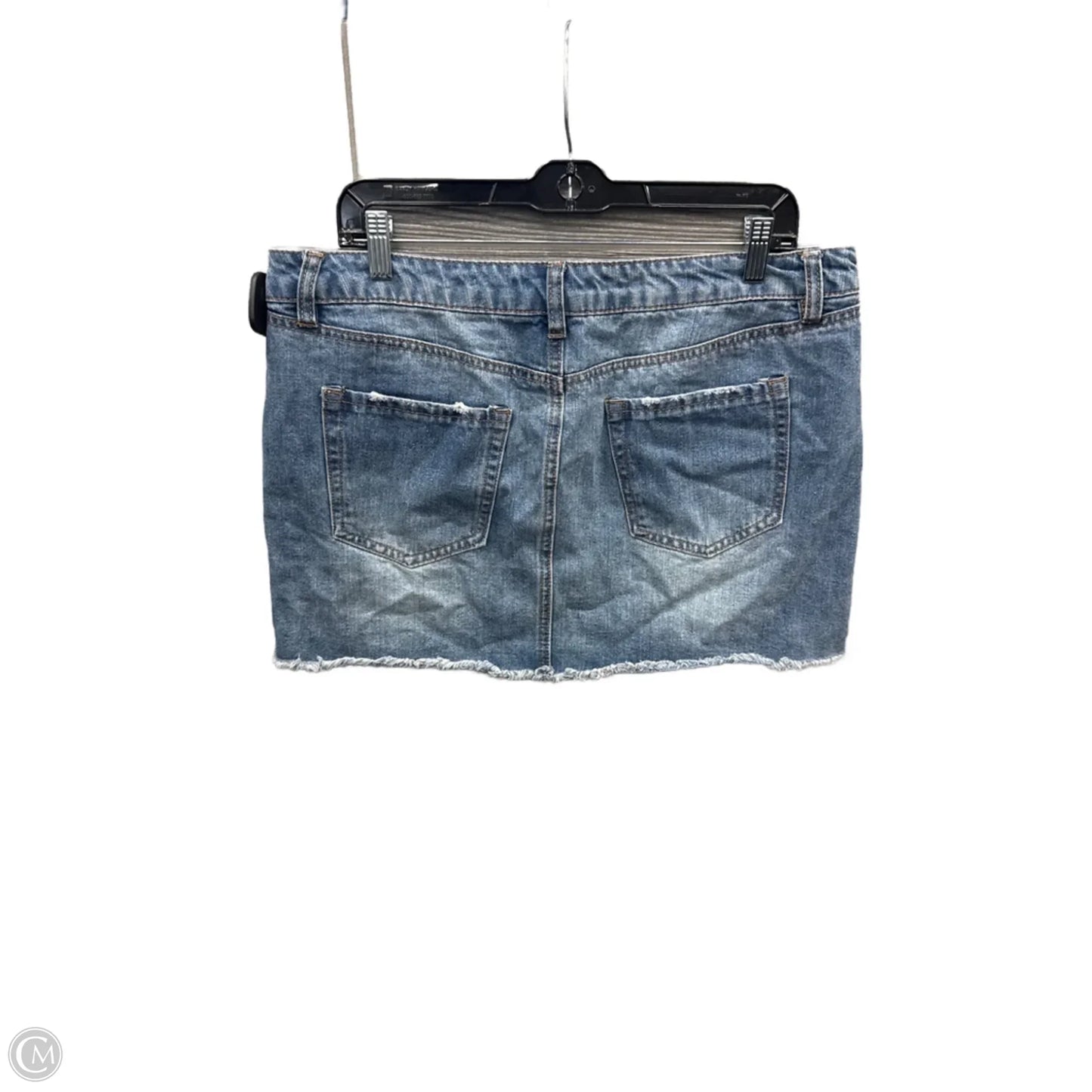 Skirt Mini & Short By Refuge In Blue Denim, Size: 12