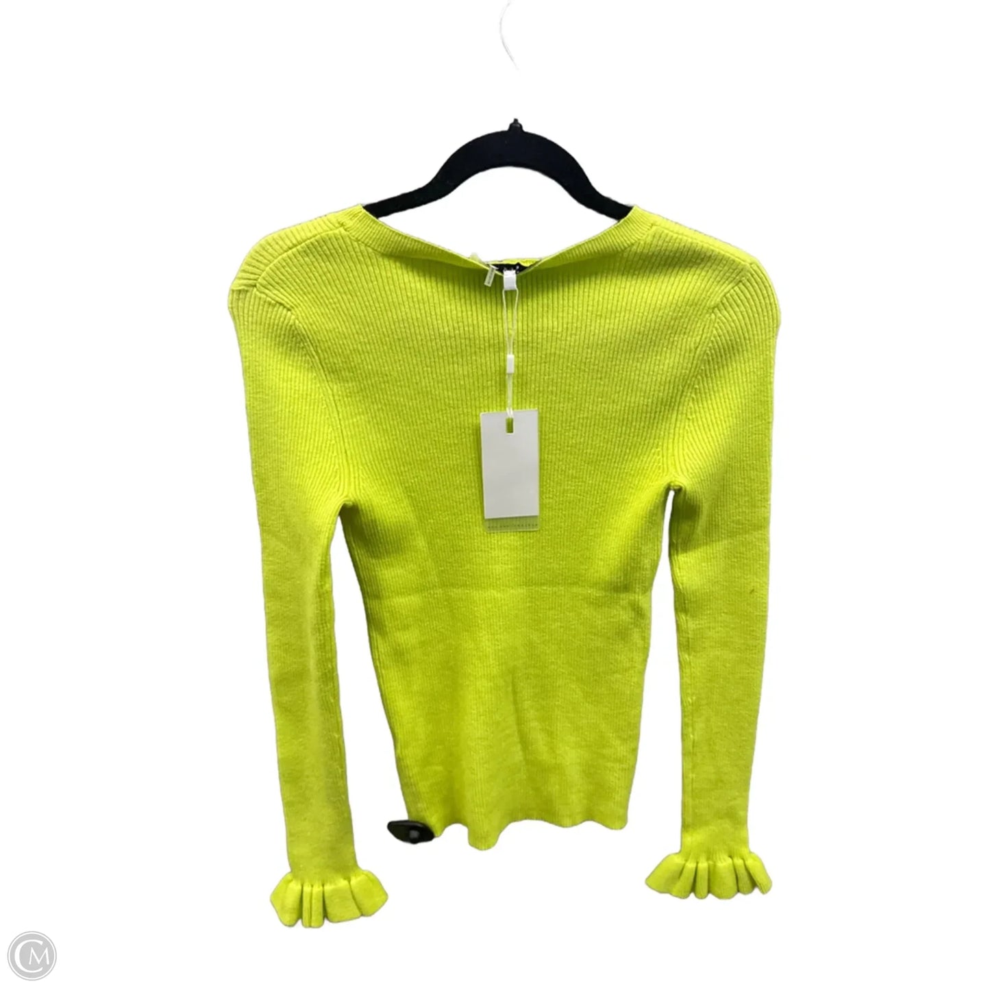Top Long Sleeve By Endless Rose In Green, Size: S