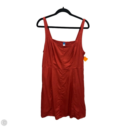 Dress Casual Short By Old Navy In Red, Size: L