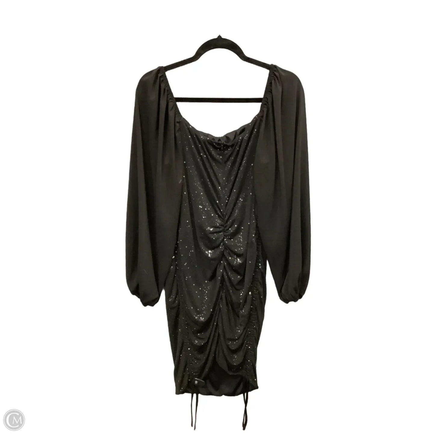 Dress Party Midi By Clothes Mentor In Black, Size: 2x