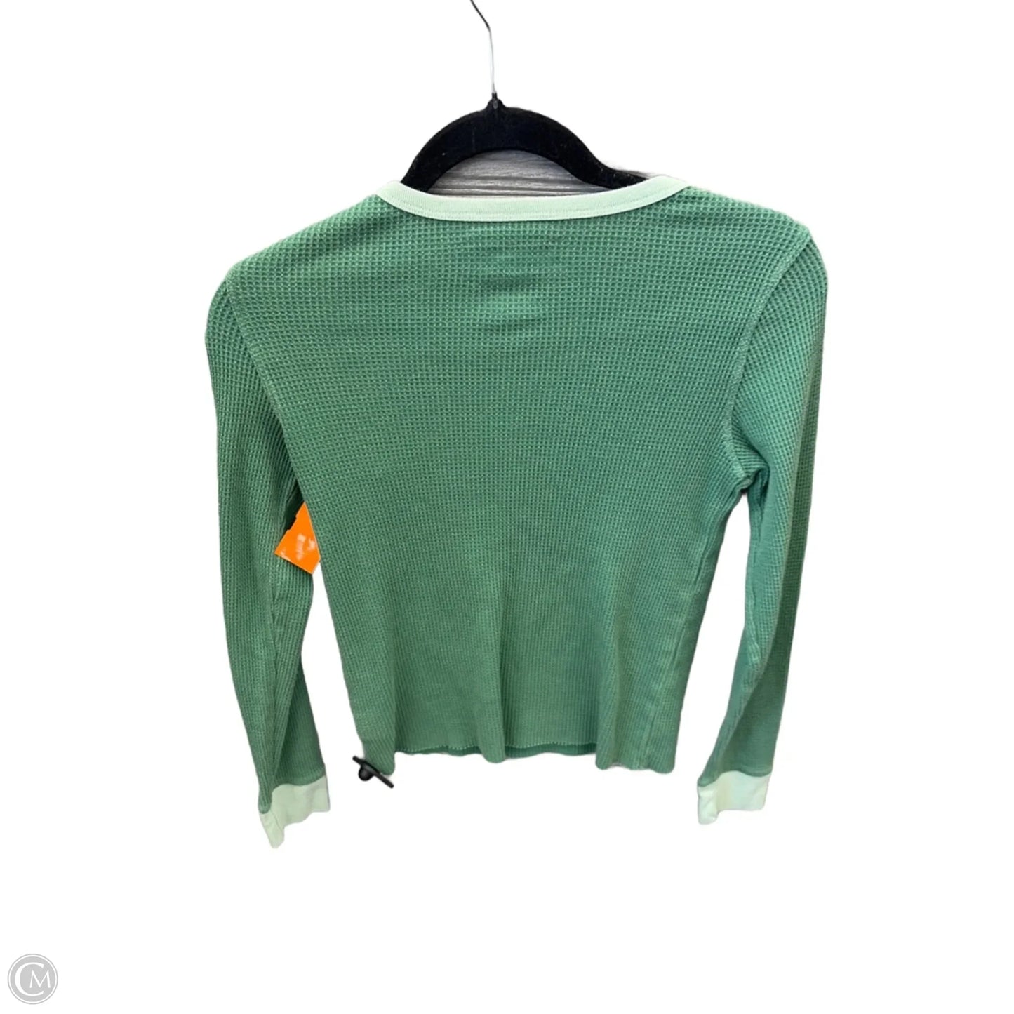 Top Long Sleeve By American Eagle In Green, Size: S