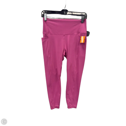 Athletic Leggings By Avia In Pink, Size: M