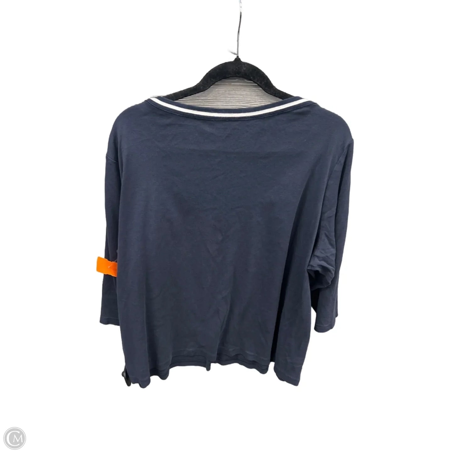 Top Long Sleeve By Tommy Hilfiger In Navy, Size: 2x