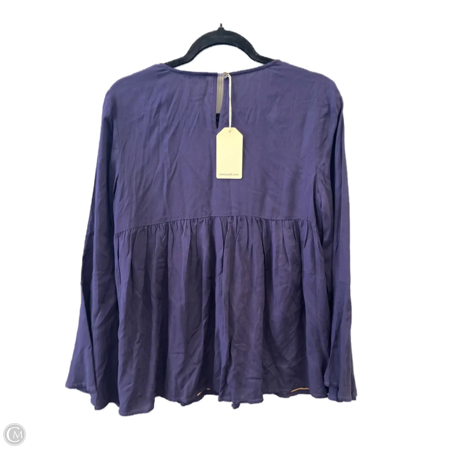 Top Long Sleeve By Jodifl In Blue, Size: S