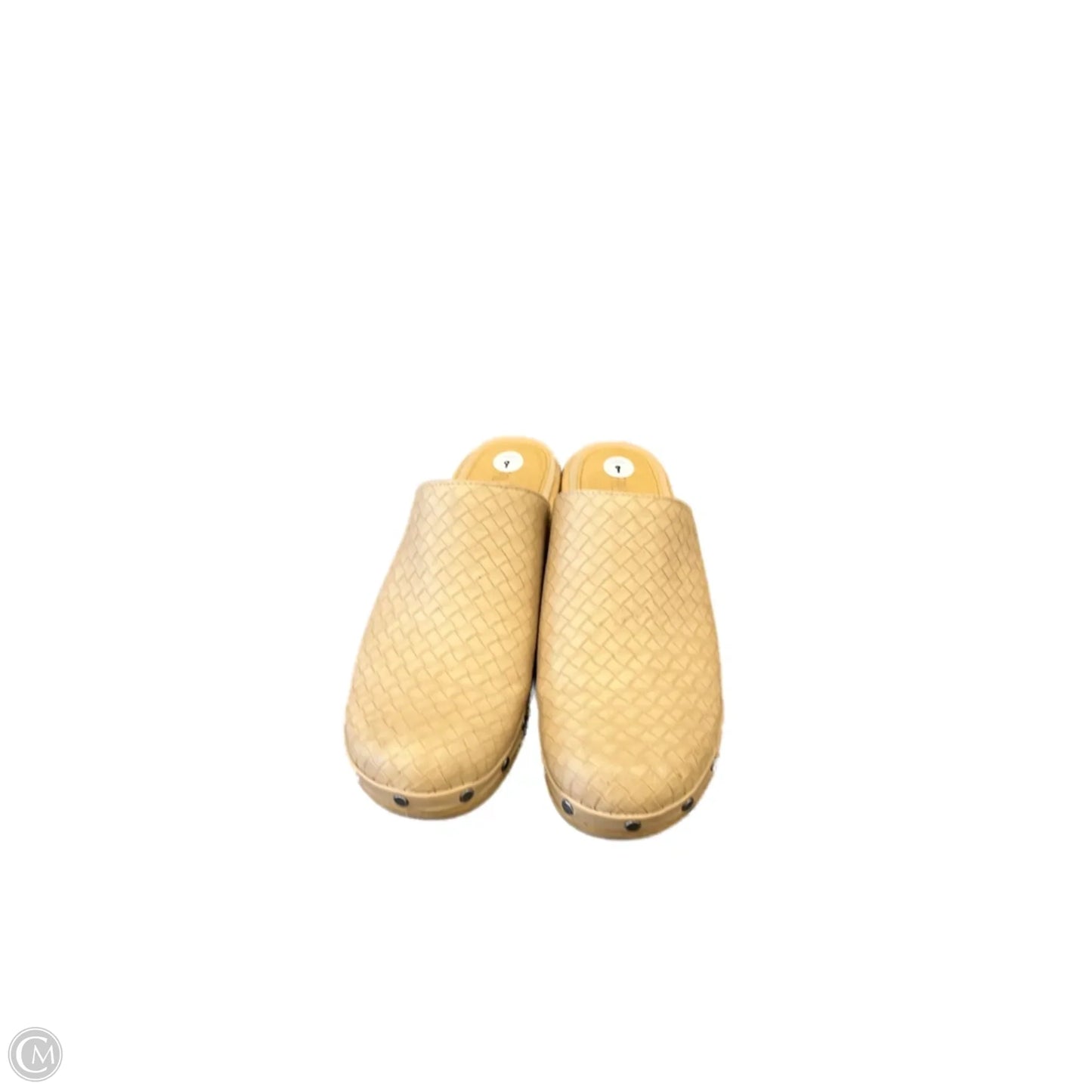 Shoes Heels Block By Falls Creek In Tan, Size: 9