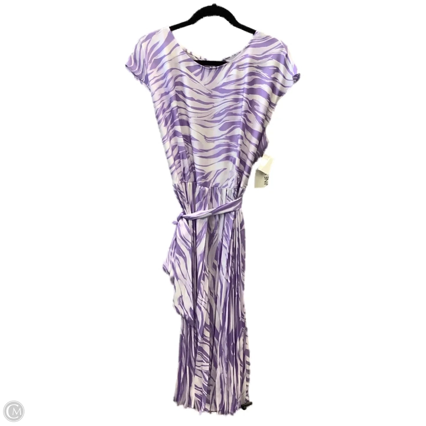 Dress Casual Midi By Nine West In Purple, Size: Xl