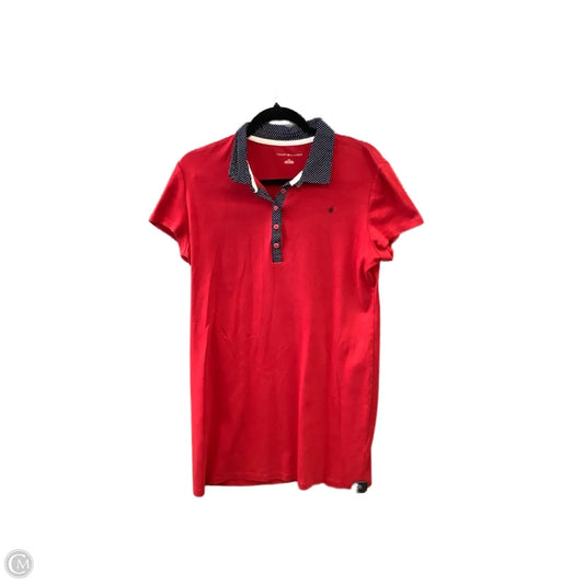 Dress Casual Midi By Tommy Hilfiger In Red, Size: L
