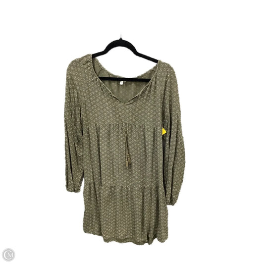 Dress Casual Midi By Sonoma In Green, Size: M