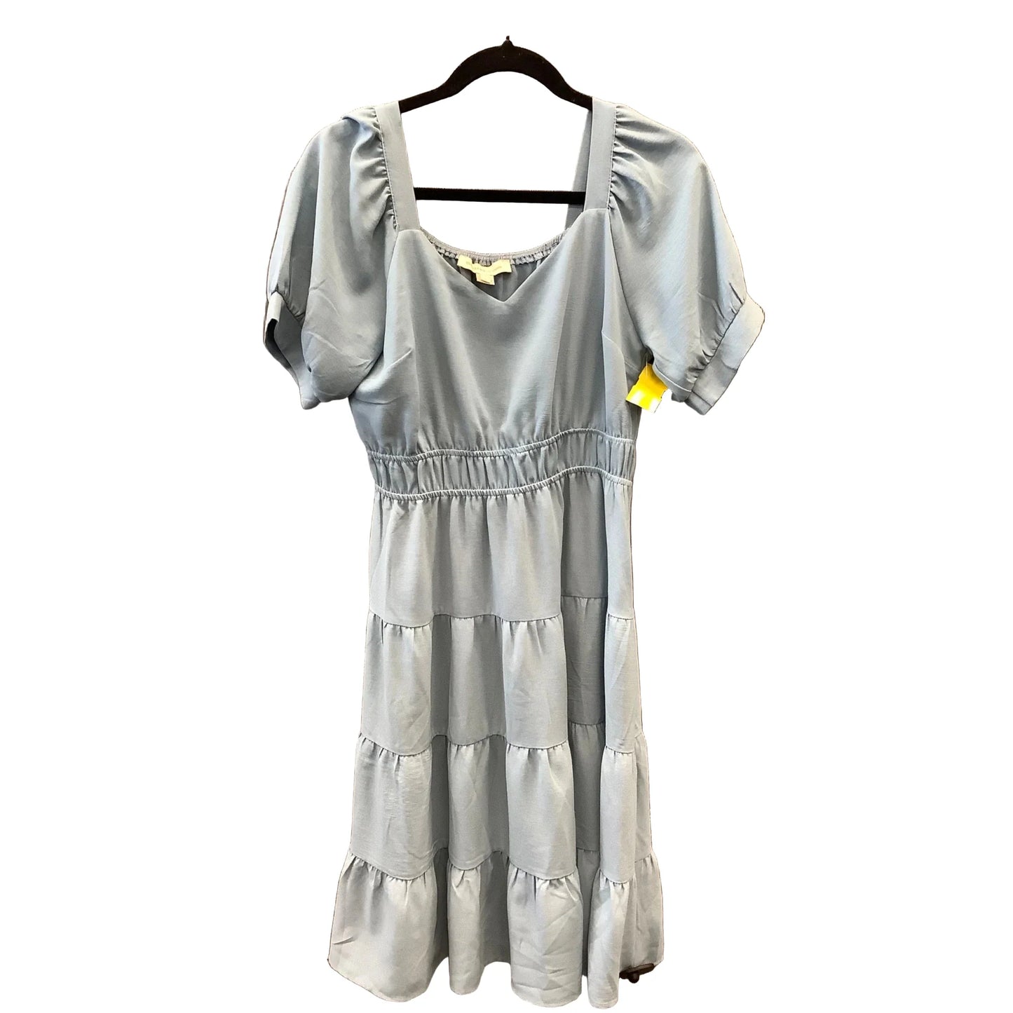 Dress Casual Midi By Monteau In Blue, Size: L