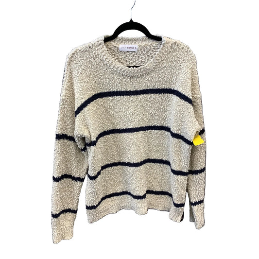 Sweater By Clothes Mentor In Striped Pattern, Size: M