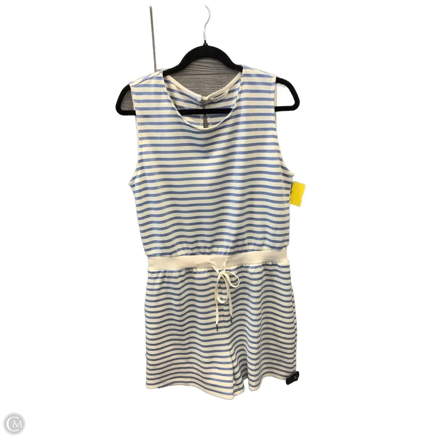 Romper By Clothes Mentor In Striped Pattern, Size: L