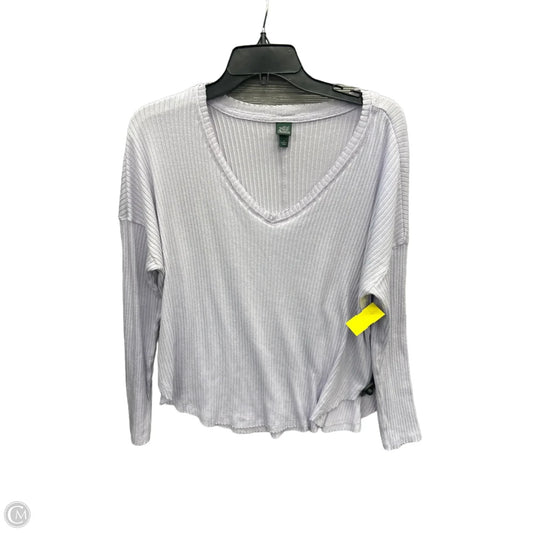 Top Long Sleeve By Wild Fable In Purple, Size: S