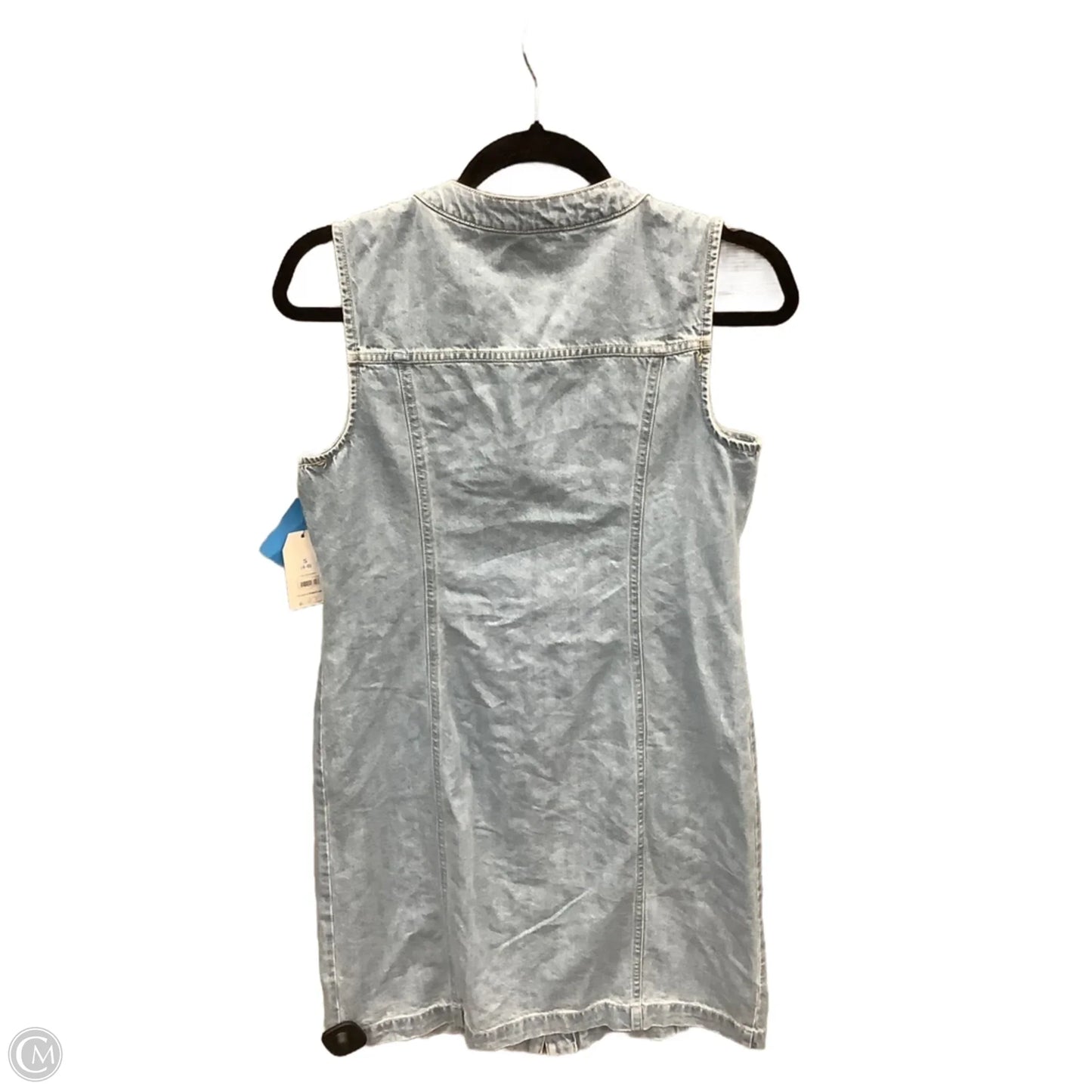 Dress Casual Midi By Time And Tru In Blue Denim, Size: S