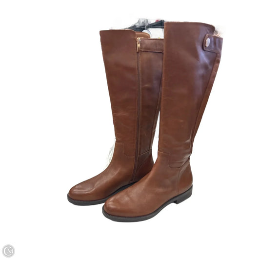 Boots Knee Flats By Franco Sarto In Brown, Size: 8.5