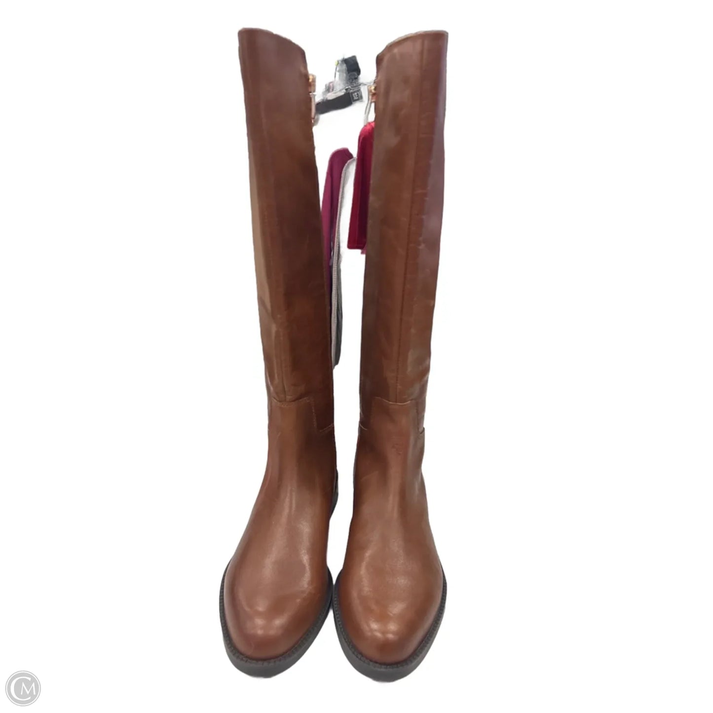 Boots Knee Flats By Franco Sarto In Brown, Size: 8.5