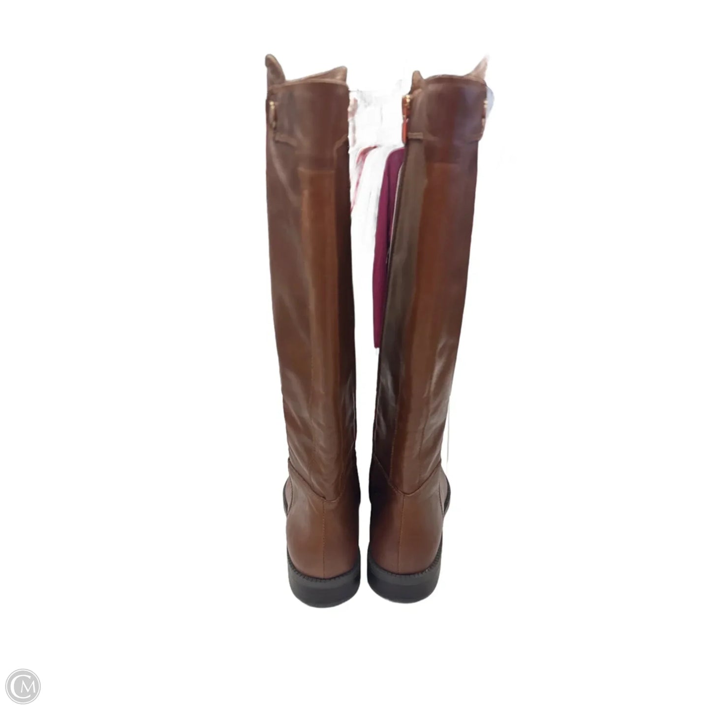 Boots Knee Flats By Franco Sarto In Brown, Size: 8.5