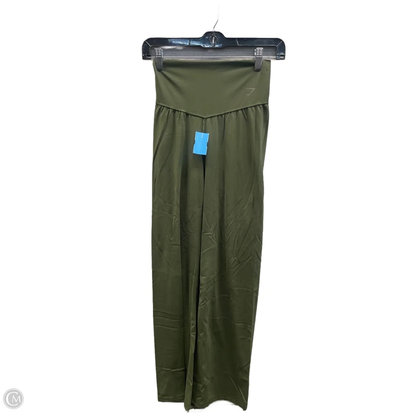 Athletic Pants By Gym Shark In Green, Size: M