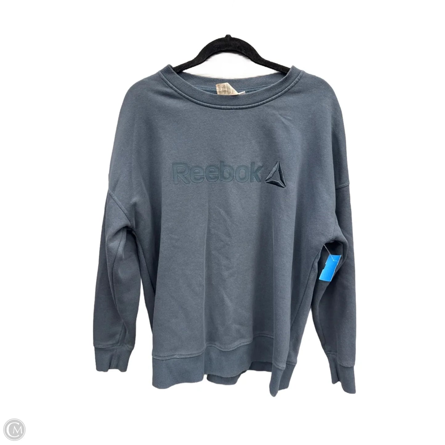 Athletic Sweatshirt Crewneck By Reebok In Blue, Size: Xl