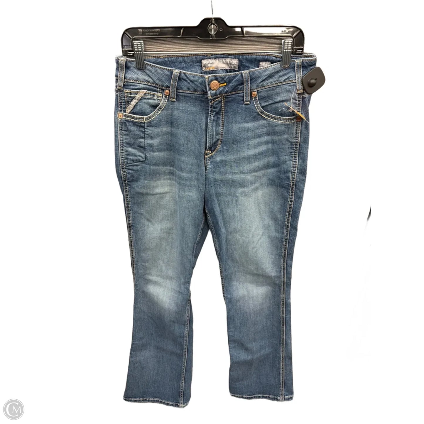 Jeans Boot Cut By Ariat In Blue Denim, Size: 10