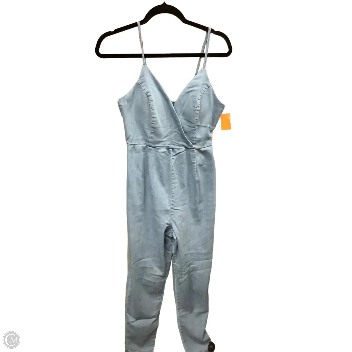 Jumpsuit By Haute Monde In Blue Denim, Size: M