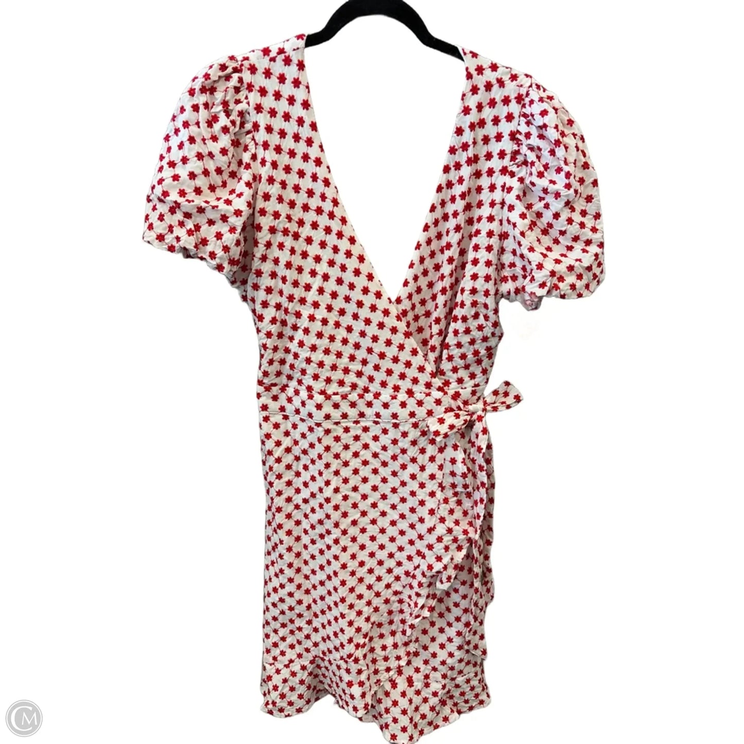 Dress Casual Midi By Draper James In Red & White, Size: Xl